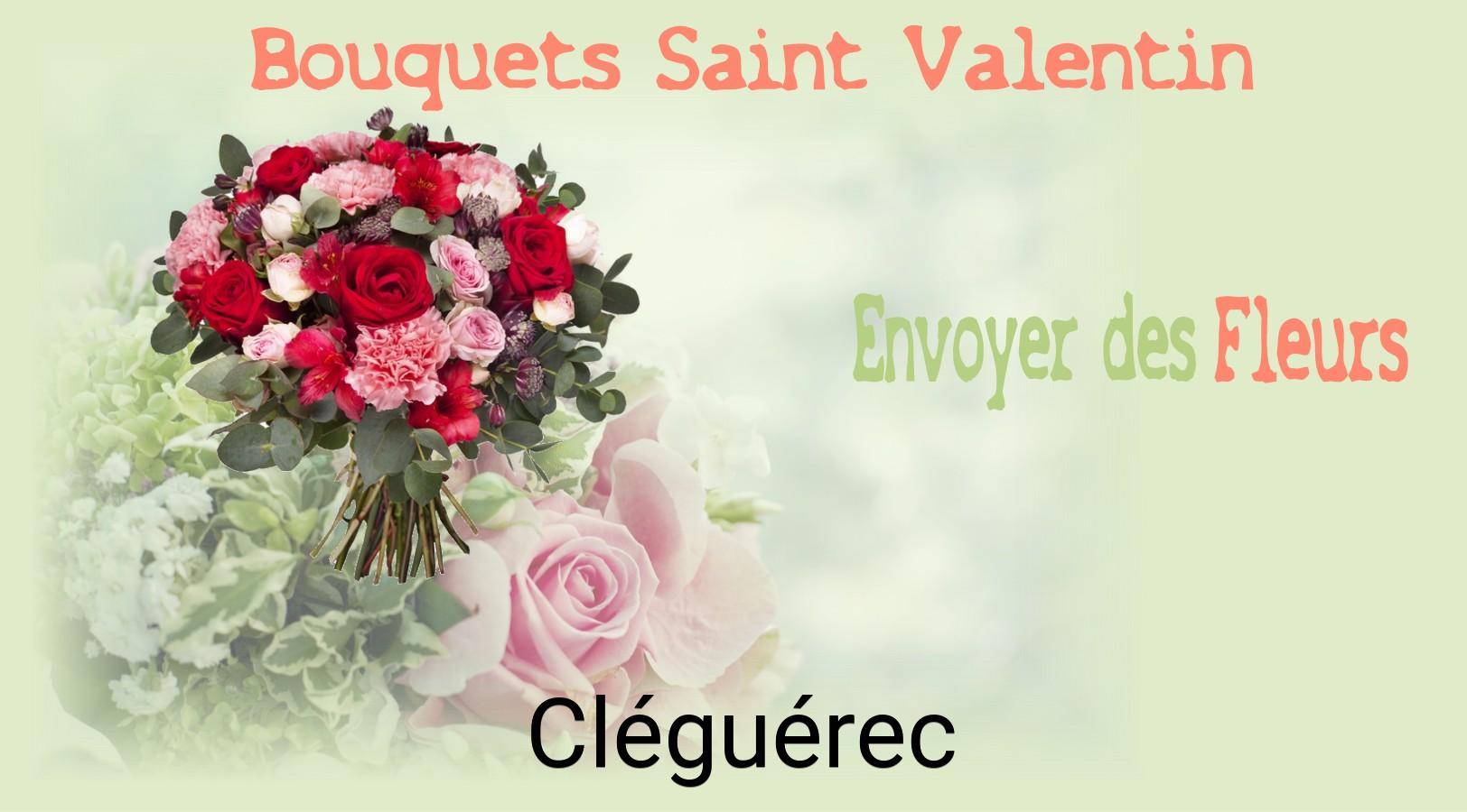 Roses de Saint-Valentin livrées à Cléguérec